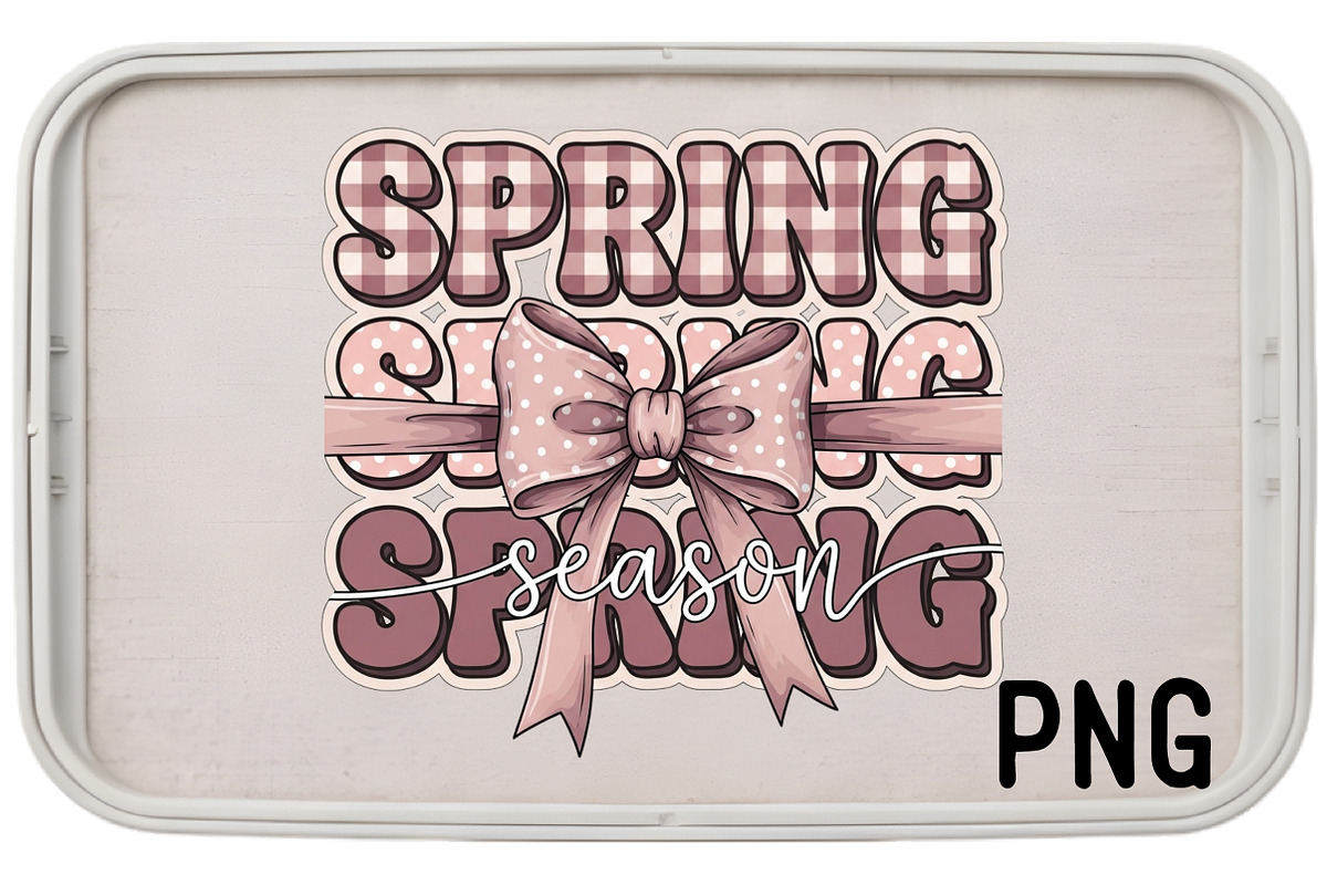 Spring Season Coquette Bow Png, an Illustration by Black Bird Studio (Photo 2 of 3)