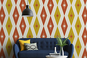 Mid Century Modern Seamless Patterns, a Pattern Graphic by CojoMoxon (Thumbnail 3 of 4)