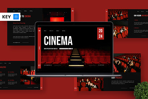 Cinema - Movie Keynote Templates, a Presentation Template by Deepslide Studio