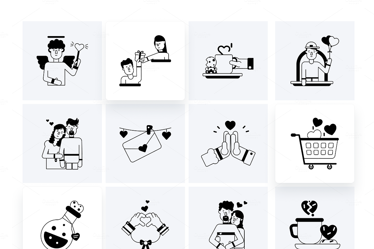 Animated Valentine Day Designs, a Duotone Icon by Prosymbols (Photo 13 of 17)