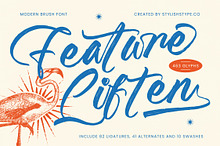 Feature Liften Modern Brush Font