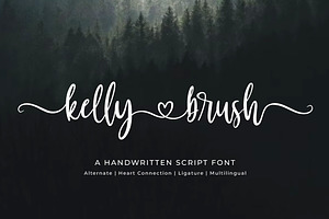 Kelly Brush - Modern Handwritten