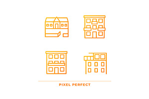 Apartment types pixel perfect, an Icon by IMG Visuals