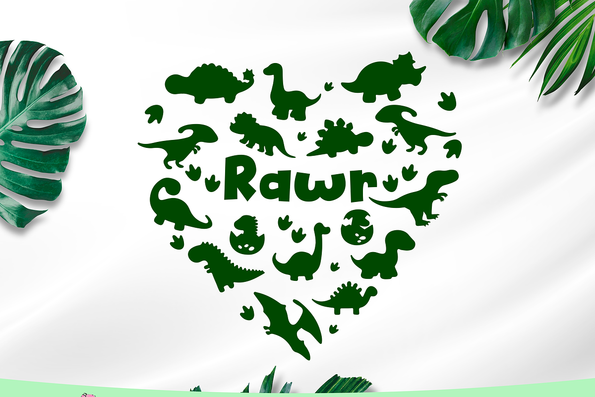Dinosaur Heart SVG PNG, an Object Graphic by Createble (Photo 1 of 4)