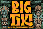 Big Tiki Font, a Sans Serif Font by Mysterylab Designs (Thumbnail 1 of 9)