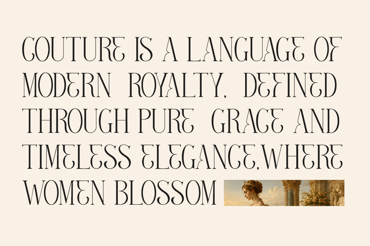 Elegant Serif Font - Clustery Royals, a Serif Font by Font Liner (Photo 4 of 10)