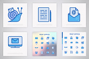 Post Office | 16 Thin Line Icons Set, an Outline Icon by Alex Blogoodf (Thumbnail 7 of 11)