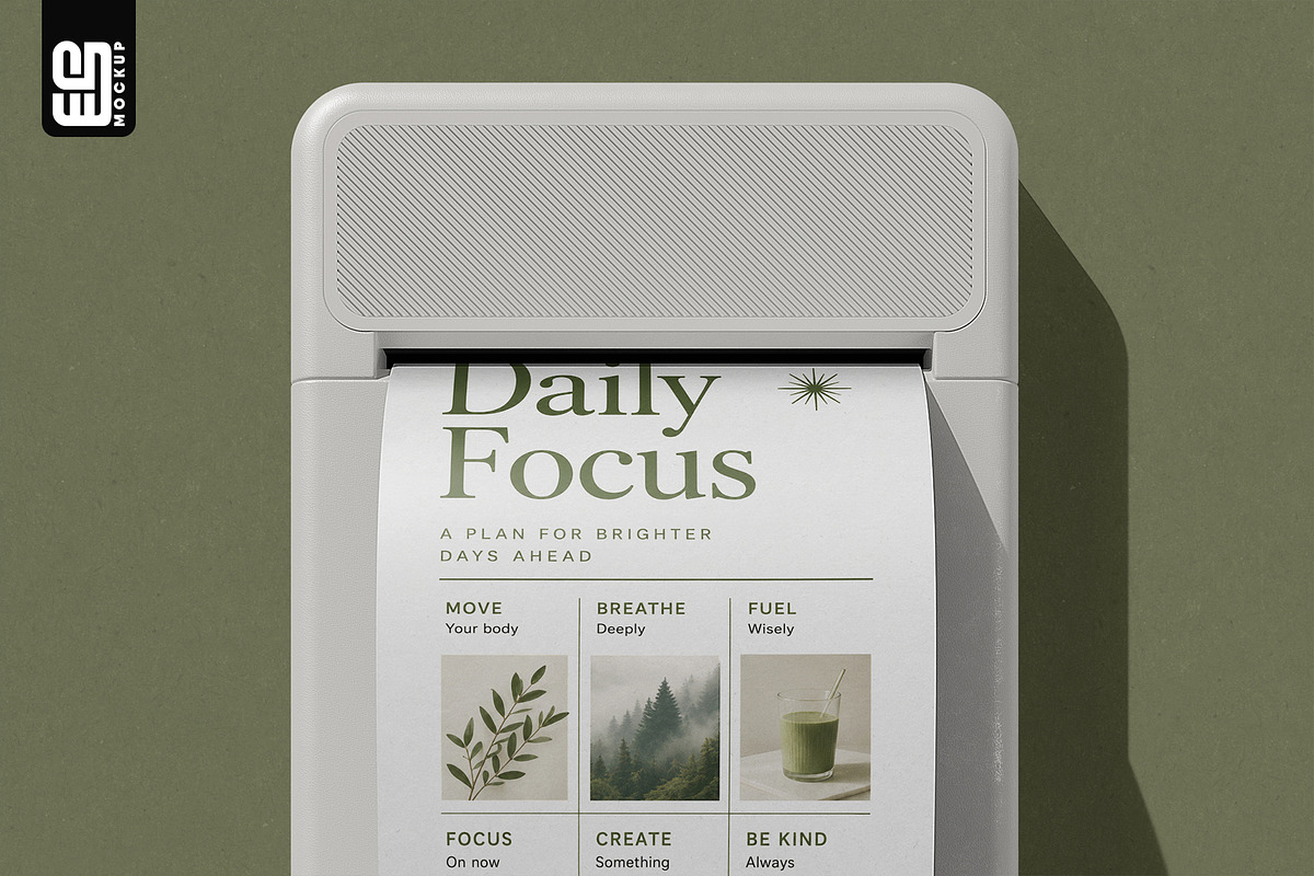 Receipt Printer Mockup, an Advertising Mockup by SD Mockup (Photo 3 of 3)