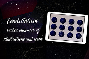 Constellations mini-set.