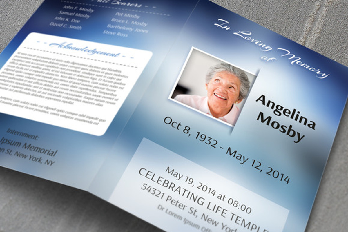 Funeral Programs Bundle, a Brochure Template by Visual Impact (Photo 3 of 5)