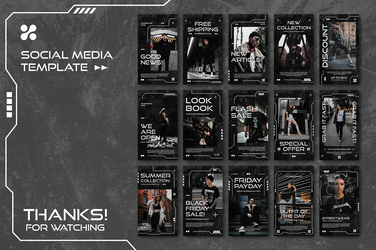 Yeager - Instagram Templates, a Social Media Template by Rakyu (Photo 7 of 7)