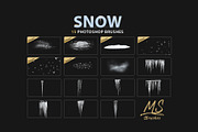 Dynamic Snow Photoshop Brushes, a Brush Add-On by Mohamed Saber (Thumbnail 2 of 4)