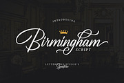 Birmingham - Signature Script, a Script Font by Letterhend Studio (Thumbnail 1 of 10)