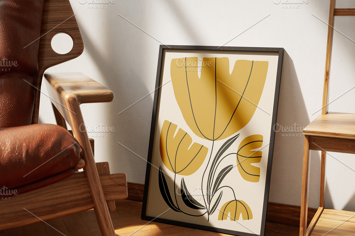 Abstract Botanical Gallery Wall Set, a Background Graphic by C Design Studio (Photo 21 of 21)