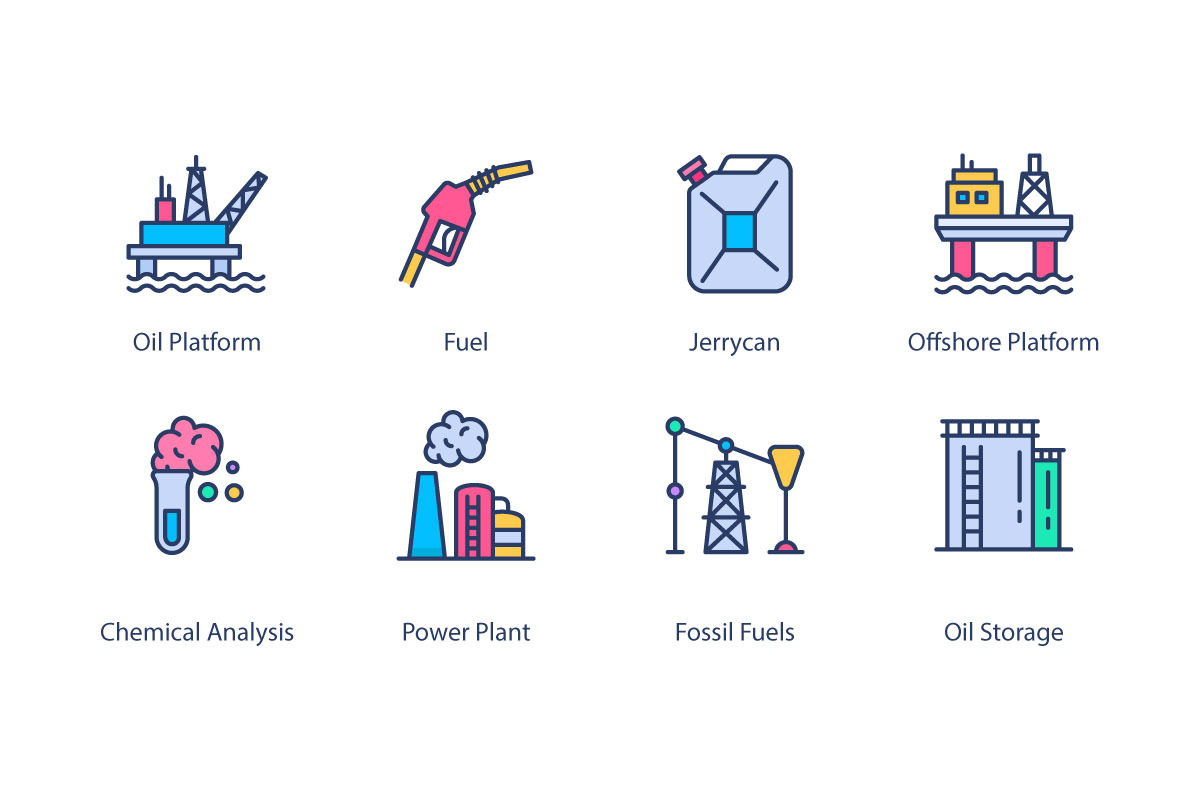 32 Oil Industry Icons, an Outline Icon by vectorstank (Photo 5 of 6)