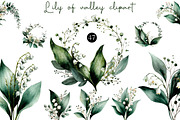 Lily of valley clipart, Flowers, an Illustration by DreamCafeArt (Thumbnail 1 of 7)