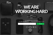 Rinn - Responsive Coming Soon, a HTML Template by ThemeBear (Thumbnail 2 of 2)