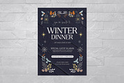 Winter Invitation Flyer Template, a Flyer Template by BrandPacks (Thumbnail 3 of 5)