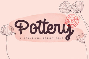 Pottery – A Beatiful Script Font