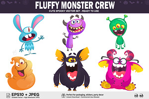 Fruity Frights - 6 Cute Monsters