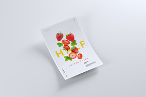 Half Letter Flyer Mockup