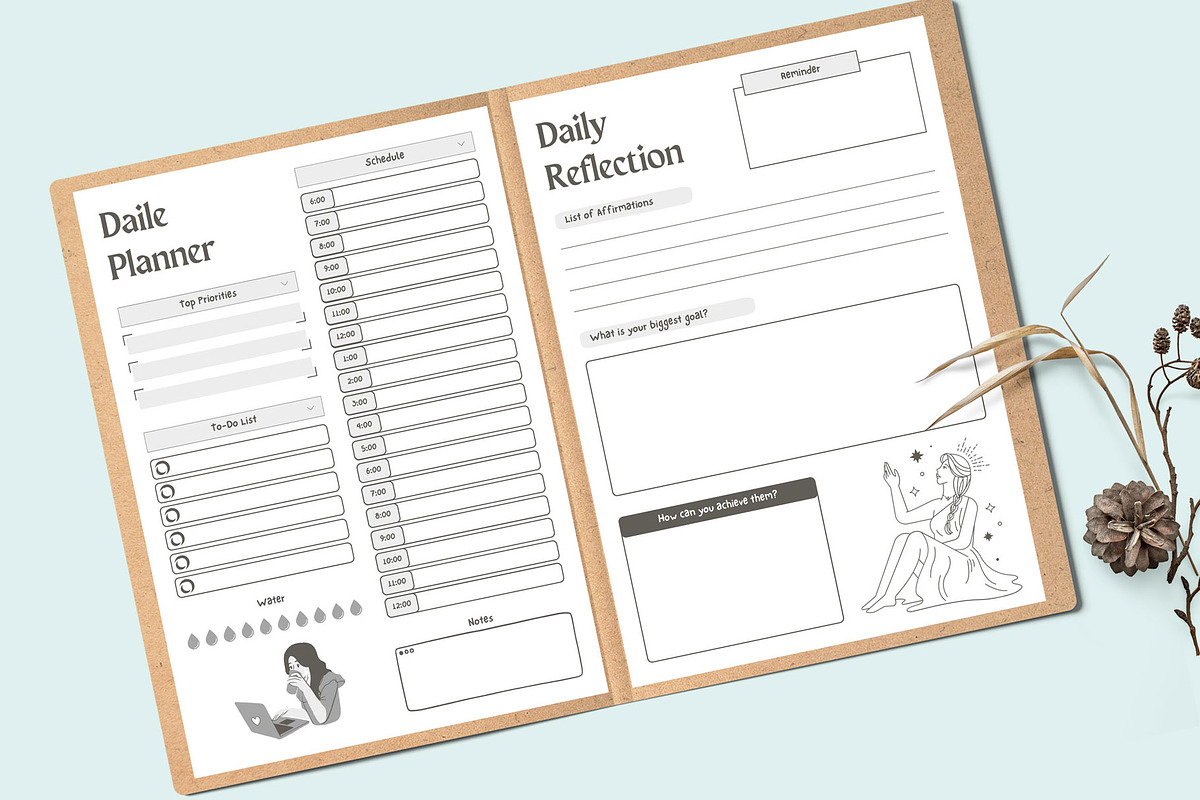 Ultimate Business Planner Bundle, a Stationery Template by LaxmiOwl (Photo 11 of 11)