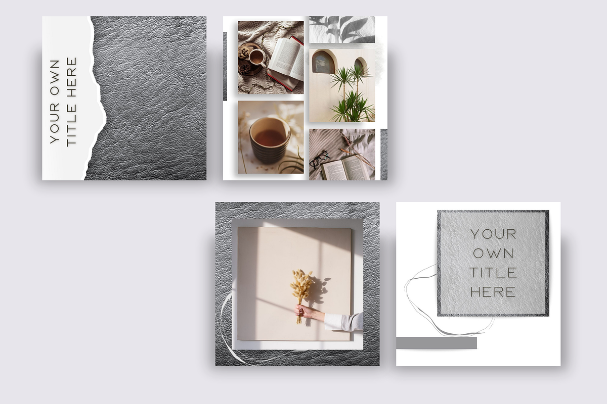 Gray Instagram Post  Templates/Canva, a Social Media Template by Innova Studio (Photo 7 of 7)