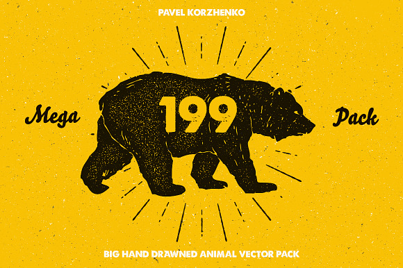 58 Hand Drawn Animal Pack preview 5
