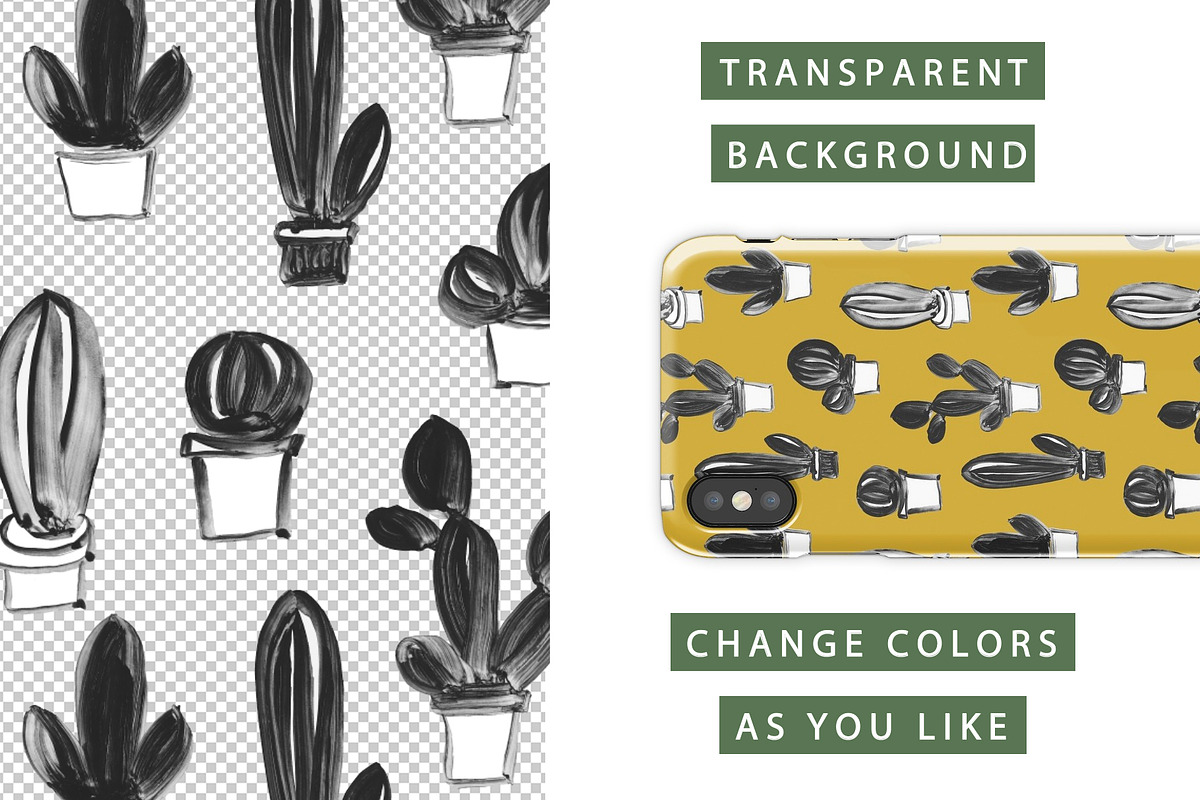 CACTUS - Gouache Illustrations Pack, an Object Graphic by Yashroom (Photo 2 of 2)