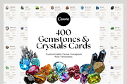 Gems and CRYSTALS Information Canva, a Social Media Template by The Blog Creative (Thumbnail 1 of 9)