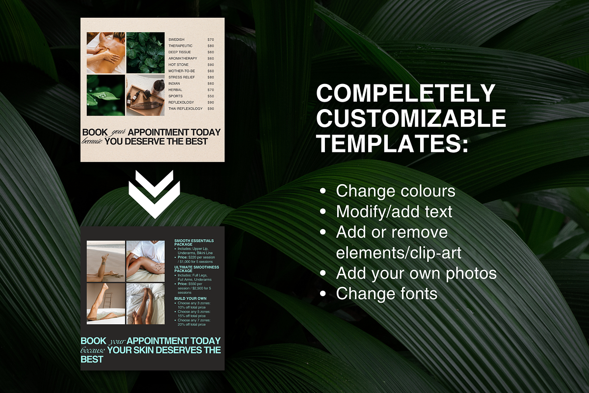 Massage Therapy Templates Instagram, a Social Media Template by DesignsbyMariaStudio (Photo 4 of 10)