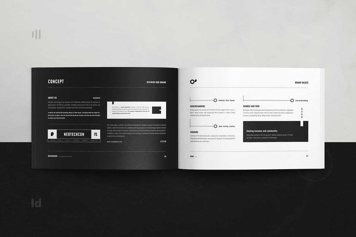 NEO | Brand Guidelines, a Brochure Template by Studio Bons (Photo 4 of 35)