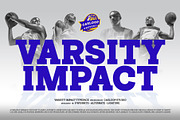 Varsity Impact - Sports 9 Fonts, a Slab Serif Font by Casloop Studio (Thumbnail 1 of 9)