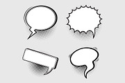 Set of speech bubbles, a Decorative Illustration by Yayasya (Thumbnail 3 of 3)