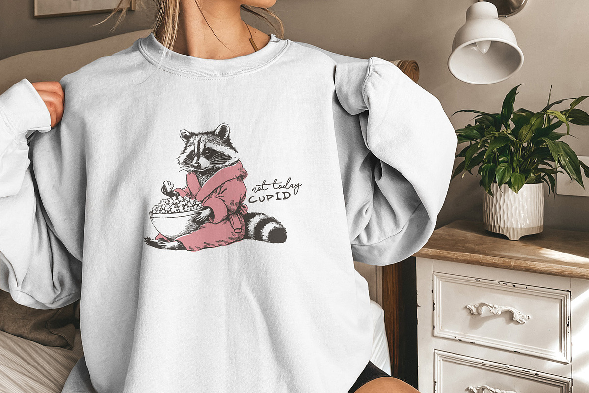 Not Today Cupid Funny Raccoon PNG, an Illustration by SharpMarketplace (Photo 9 of 9)
