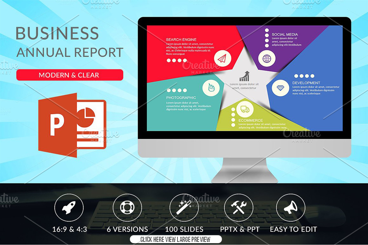 Premium Bundle 3 IN 1 Template, a Presentation Template by UniqueStudio (Photo 3 of 5)
