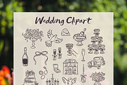Whimsical Wedding Clipart, an Object Graphic by AnnArt (Thumbnail 2 of 10)