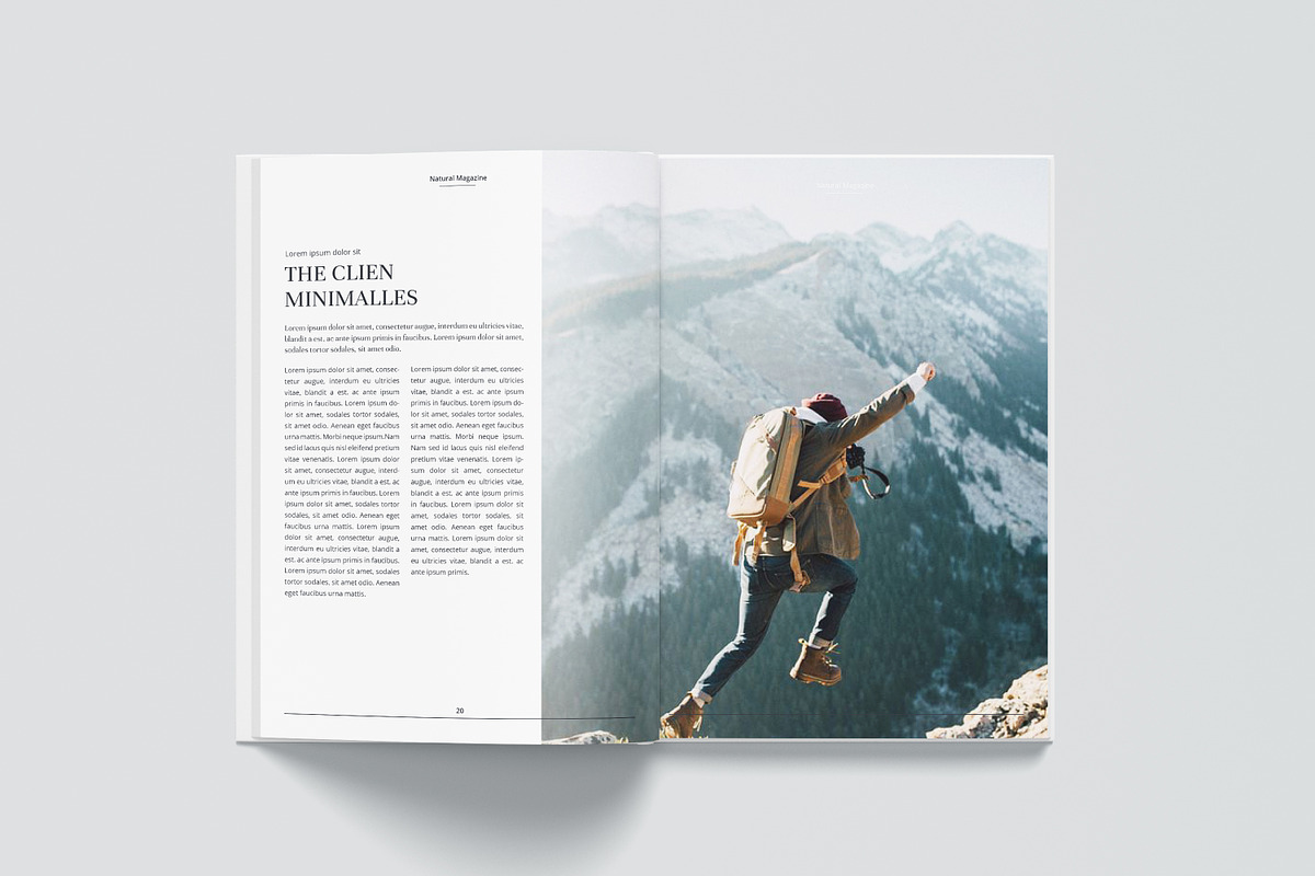 Natural Magazine, a Magazine Template by obidullah_01 (Photo 13 of 14)
