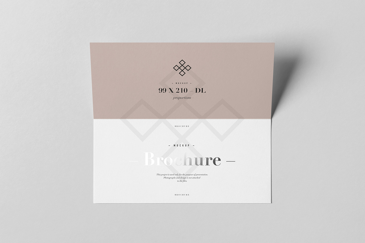 Bi-Fold DL Horizontal Brochure, an Advertising Mockup by Yogurt86 (Photo 16 of 18)