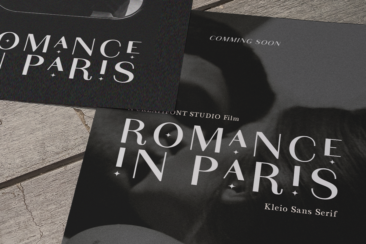 CF Kleio - Modern Elegant Sans, a Sans Serif Font by Indotype Foundry (Photo 9 of 10)