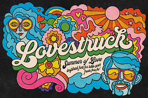 Lovestruck 70s Script Font