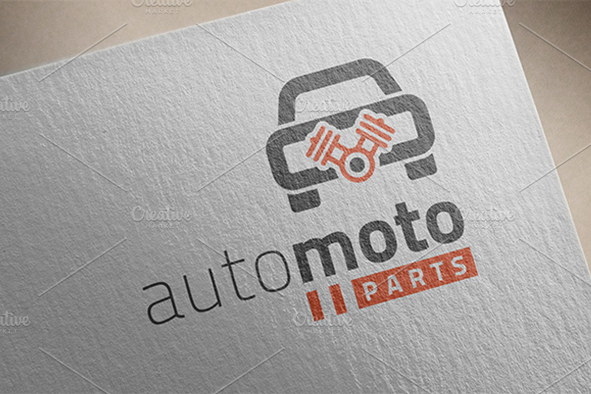 AutoMoto Parts Logo, a Branding & Logo Template by artnook (Photo 1 of 5)