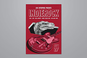 Hand Drawn Raptor Indie Rock Flyer, a Flyer Template by ashenterprise (Thumbnail 1 of 3)