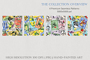 Italian Summer Stamps: 4 Patterns, a Pattern Graphic by FineArt (Thumbnail 4 of 5)