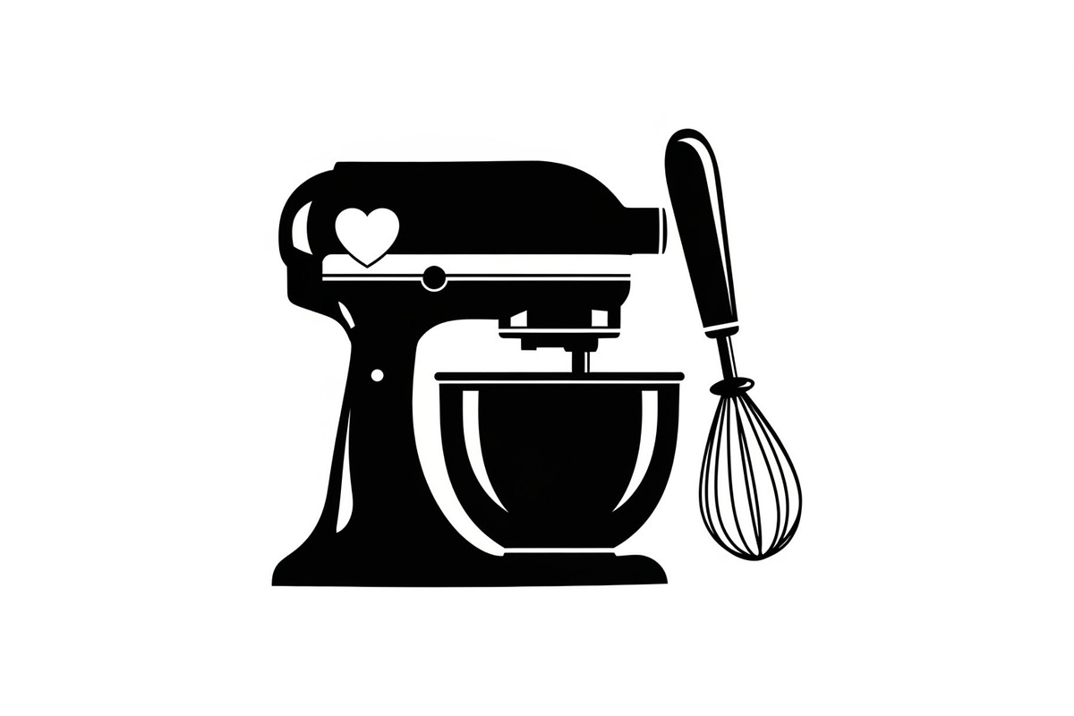 Kitchen Stand Mixer Silhouette Bundl, an Illustration by Gaye Art (Photo 17 of 31)