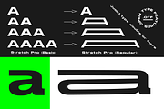 Stretch Pro - Futuristic Typeface, a Sans Serif Font by Jetsmax® Studio (Thumbnail 2 of 10)