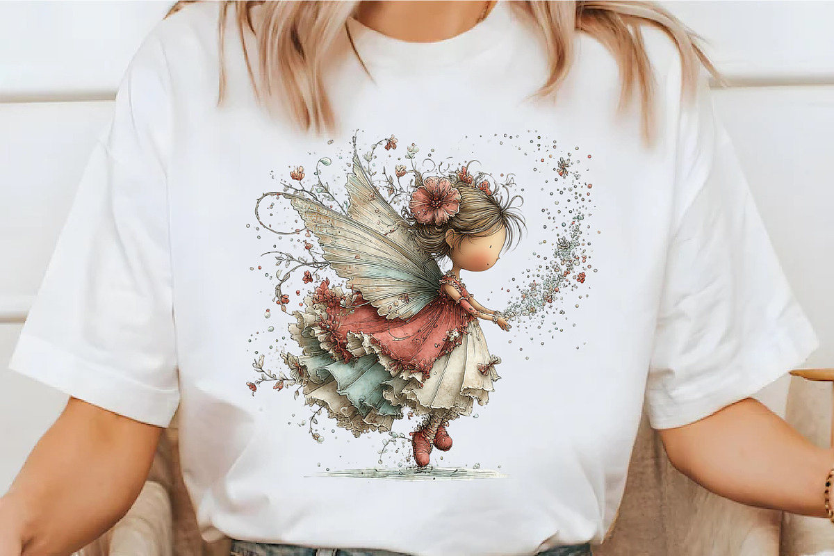 Whimsical Easter Fairy Clipart, an Illustration by designcity5 (Photo 3 of 5)