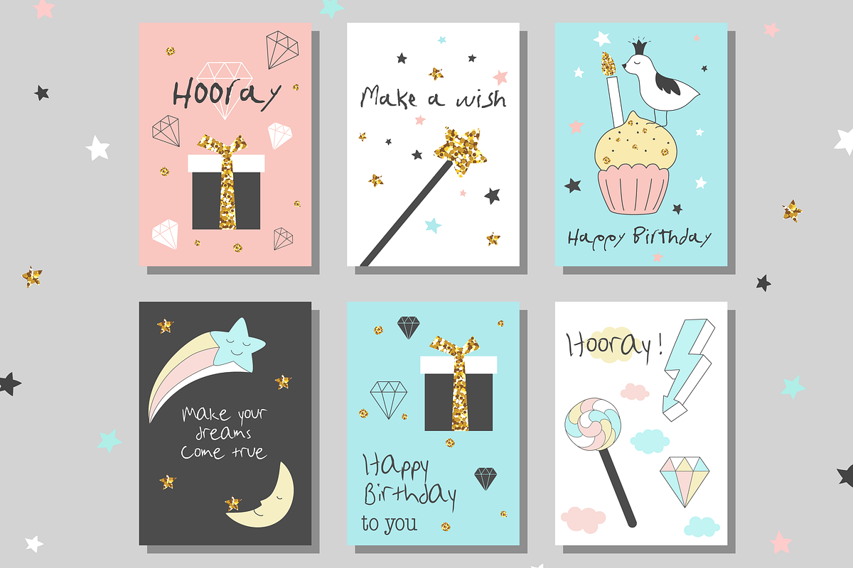 Love and Unicorn magic design, a Decorative Illustration by DinaraChernaya (Photo 5 of 8)