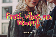 Brooshes Retro Handwritten Font, a Handwritten Font by Artcoast Std. (Thumbnail 7 of 8)