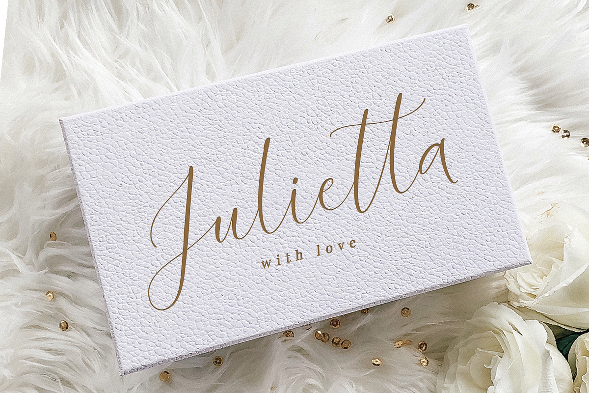 Juwellina Modern Calligraphy, a Script Font by Quothron (Photo 8 of 10)